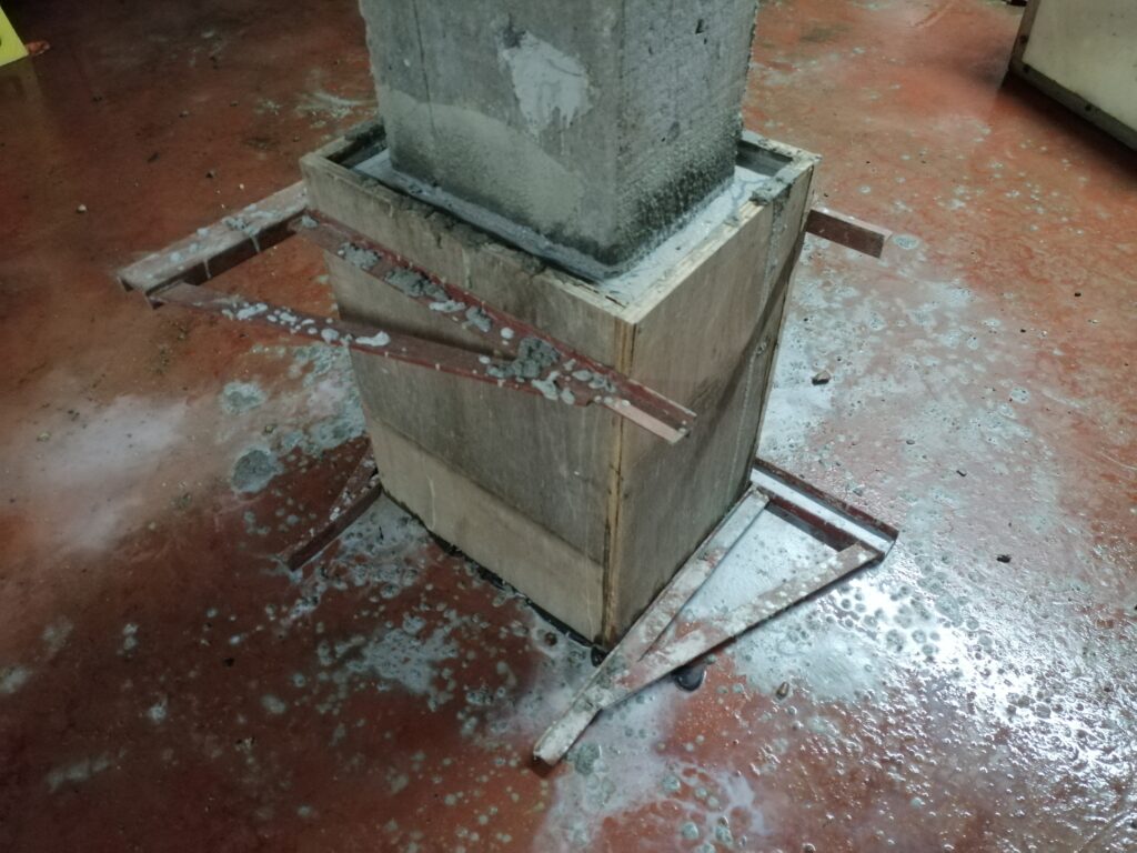 Herstellen betonrot