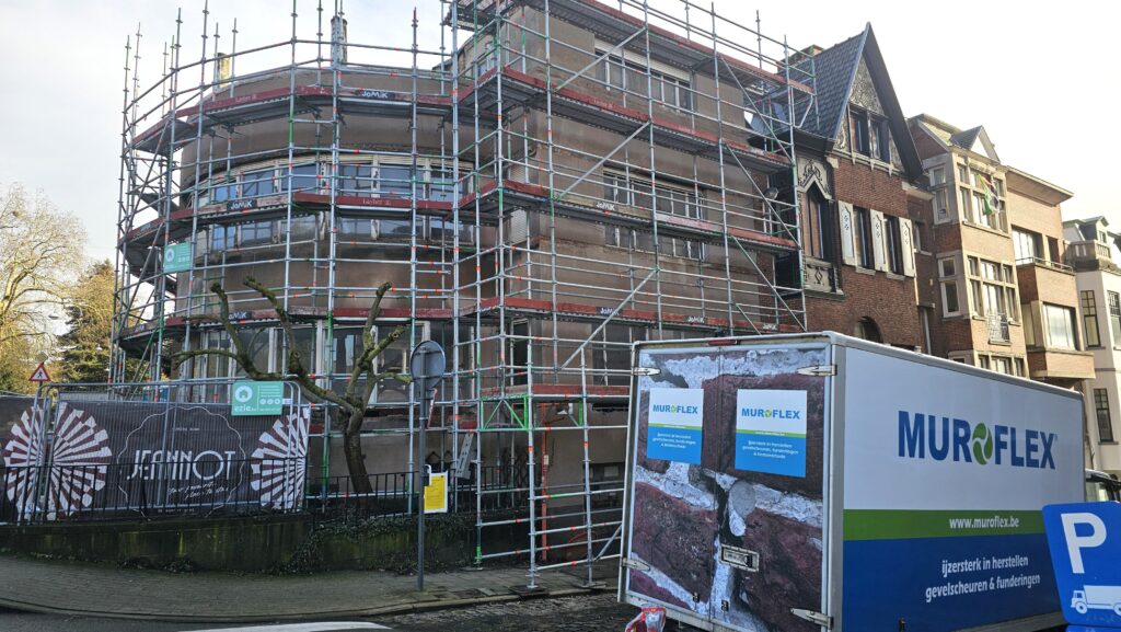betonherstellingen aan Project Jeannot in Gent